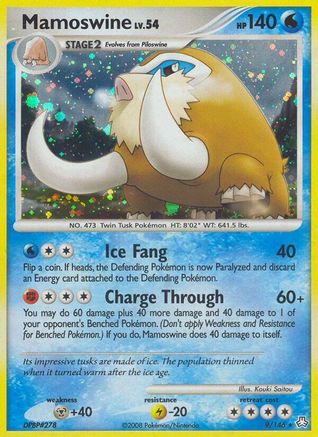Mamoswine - Reverse Holofoil Legends Awakened - Holo Rare