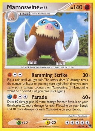 Mamoswine 021/100 Stormfront - Rare