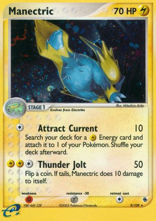Manectric - 9/109/109 - Holofoil Ruby and Sapphire - Holo Rare
