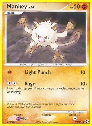 Mankey - Reverse Holofoil Great Encounters - Common