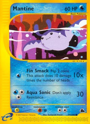 Mantine - Reverse Holofoil Skyridge - Common