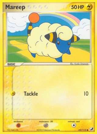 Mareep 062/115 - Reverse Holofoil Unseen Forces - Common