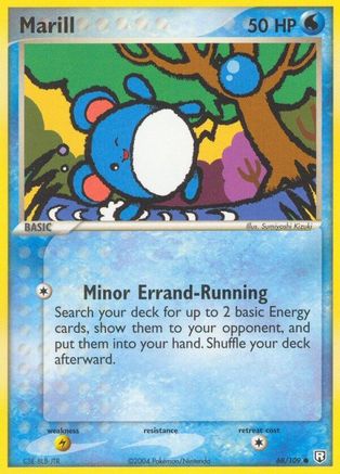 Marill 068 - Reverse Holofoil Team Rocket Returns - Common