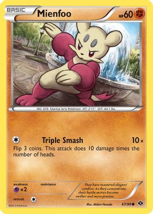 Mienfoo - Reverse Holofoil Next Destinies - Common