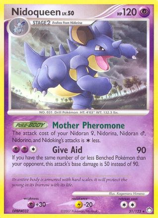 Nidoqueen - Reverse Holofoil Mysterious Treasures - Rare