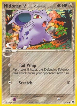Nidoran F (Delta Species) 056 Dragon Frontiers - Common