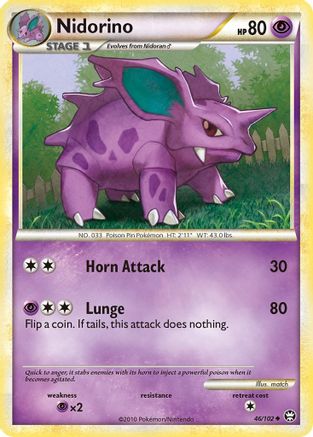 Nidorino 046 Triumphant - Uncommon