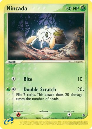 Nincada - 67/97/97 Dragon - Common