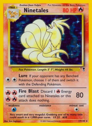 Ninetales - Reverse Holofoil Legendary Collection - Holo Rare