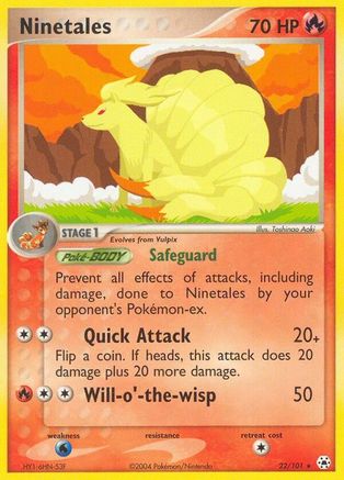 Ninetales - Reverse Holofoil Hidden Legends - Rare