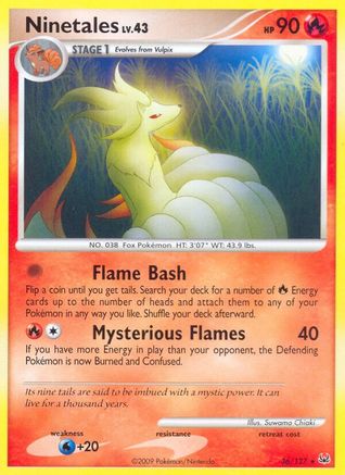 Ninetales - Reverse Holofoil Platinum - Rare