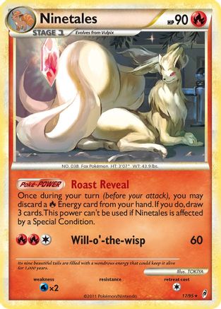 Ninetales - Reverse Holofoil Call of Legends - Holo Rare