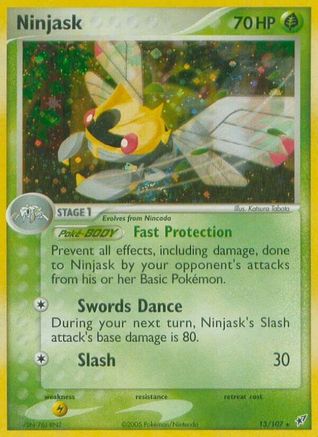 Ninjask - Holofoil Deoxys - Holo Rare