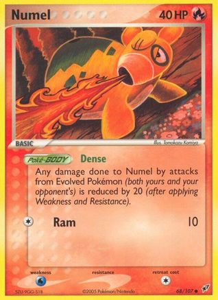 Numel 068 - Reverse Holofoil Deoxys - Common