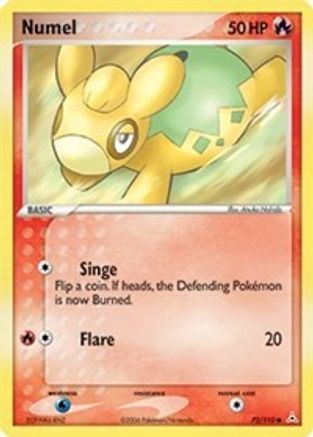 Numel 072 - Reverse Holofoil Holon Phantoms - Common