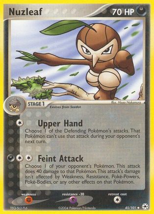 Nuzleaf - Reverse Holofoil Hidden Legends - Uncommon