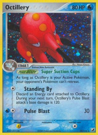 Octillery - Reverse Holofoil Unseen Forces - Holo Rare