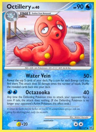 Octillery - Reverse Holofoil Platinum - Uncommon