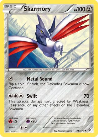 Skarmory (96) Boundaries Crossed - Uncommon