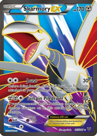 Skarmory EX (145 Full Art) - Holofoil XY Base Set - Ultra Rare