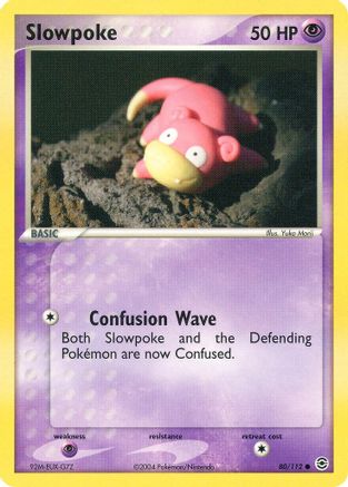 Slowpoke 080/112 - Reverse Holofoil FireRed & LeafGreen - Common