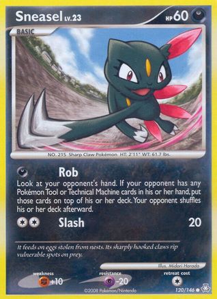 Sneasel - Reverse Holofoil Legends Awakened - Common