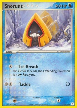 Snorunt - Reverse Holofoil Hidden Legends - Common