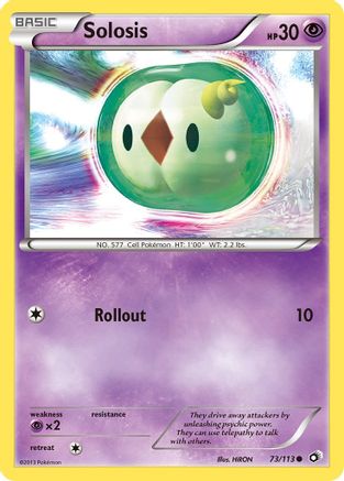 Solosis (73) - Reverse Holofoil Legendary Treasures - Common