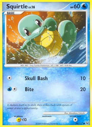 Squirtle 096 Platinum - Common