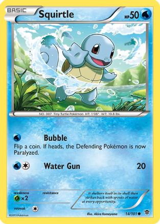 Squirtle 014 Plasma Blast - Common