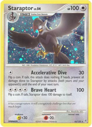 Staraptor - Reverse Holofoil Diamond and Pearl - Holo Rare