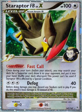 Staraptor FB Lv.X - Holofoil Supreme Victors - Ultra Rare
