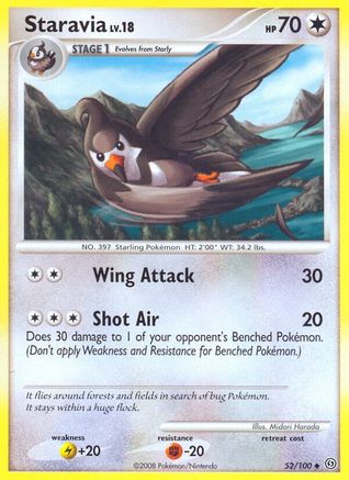 Staravia - Reverse Holofoil Stormfront - Uncommon