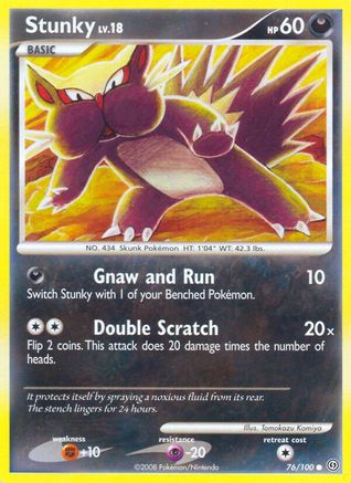 Stunky 076 - Reverse Holofoil Stormfront - Common