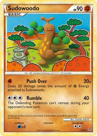 Sudowoodo - Reverse Holofoil Unleashed - Holo Rare