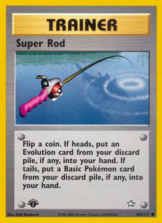 Super Rod 103 - 1st Edition Neo Genesis - Common