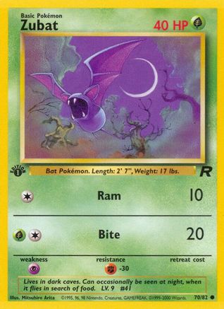Zubat 070 - Unlimited Team Rocket - Common