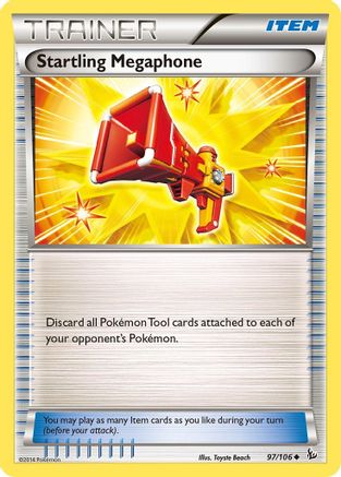 Startling Megaphone 097 - Reverse Holofoil XY Flashfire - Uncommon