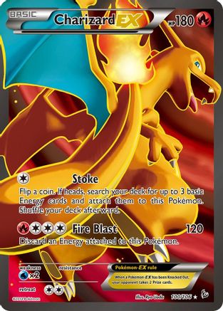 Charizard EX (100 Full Art) 100 - Holofoil XY Flashfire - Ultra Rare