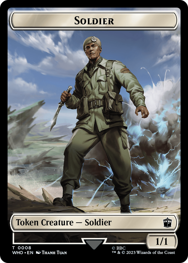 Soldier (TWHO-008) - Doctor Who Tokens Foil