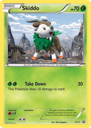Skiddo - XY11 - Holofoil XY Promos - Promo
