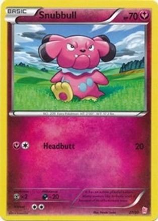 Snubbull (#27) XY Trainer Kit Sylveon & Noivern - Common