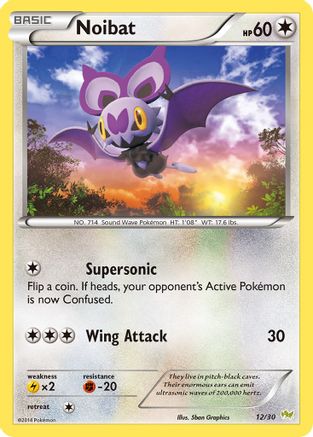 Noibat (#12) XY Trainer Kit Sylveon & Noivern - Common