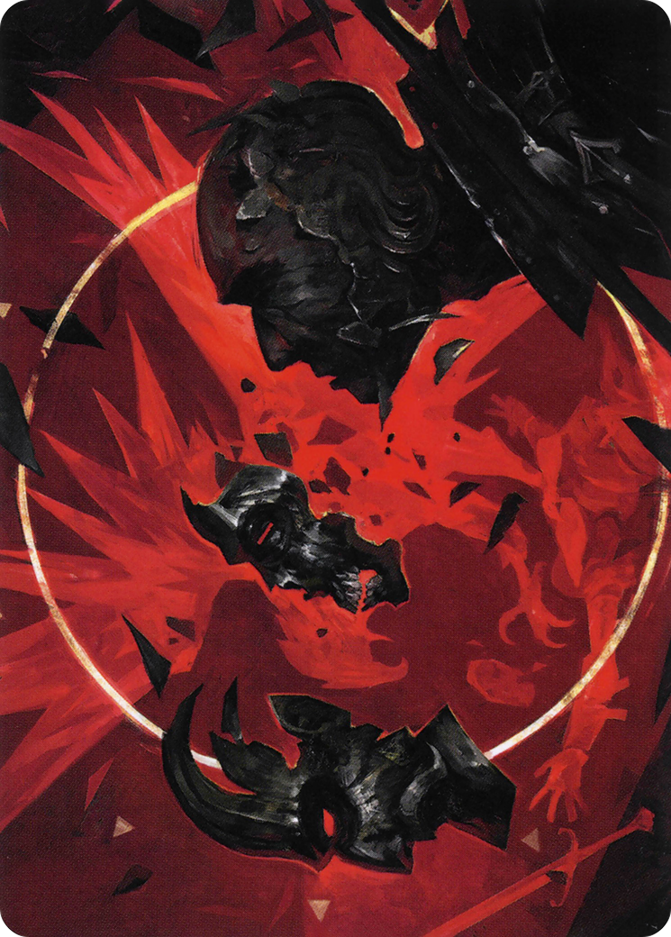 Abrade // Abrade (AVOW-038) - Crimson Vow Art Series (Borderless) Foil