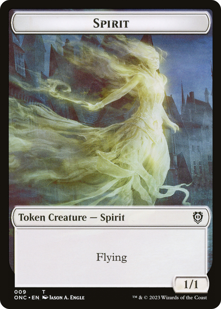 Spirit (TONC-009) - Phyrexia: All Will Be One Commander Tokens