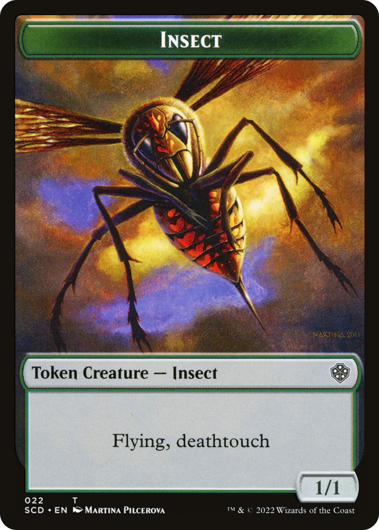 Insect (TSCD-022) - Starter Commander Deck Tokens Foil