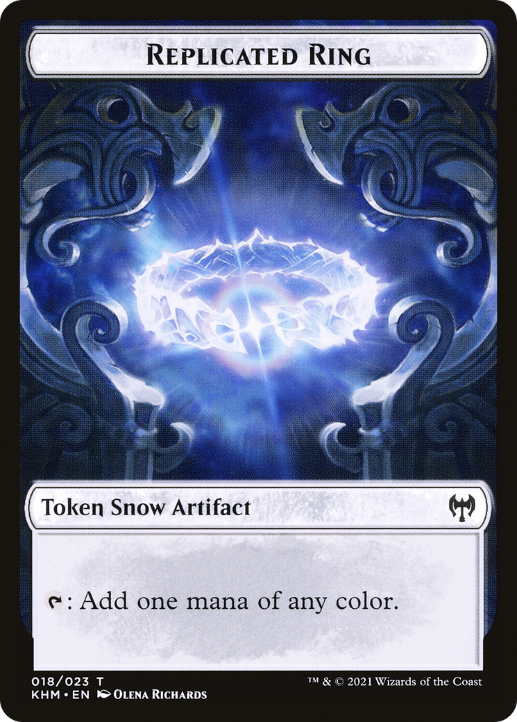Replicated Ring (KHM-018) - Kaldheim Tokens: (snow) Foil