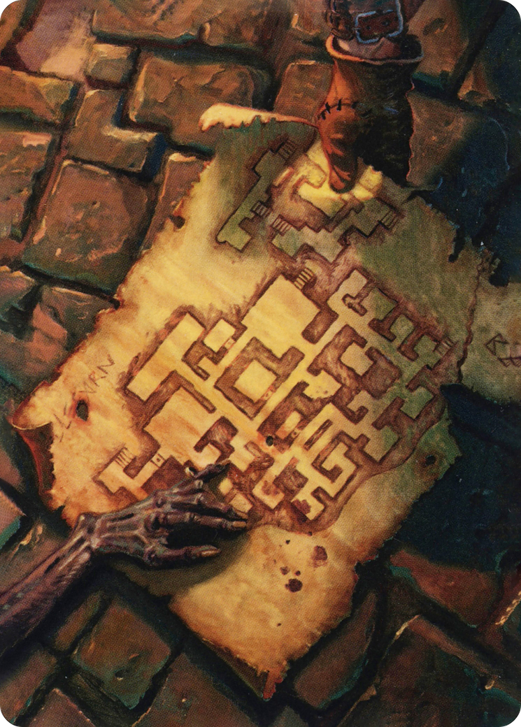 Dungeon Map // Dungeon Map (AAFR-057) - Adventures in the Forgotten Realms Art Series (Borderless) Foil