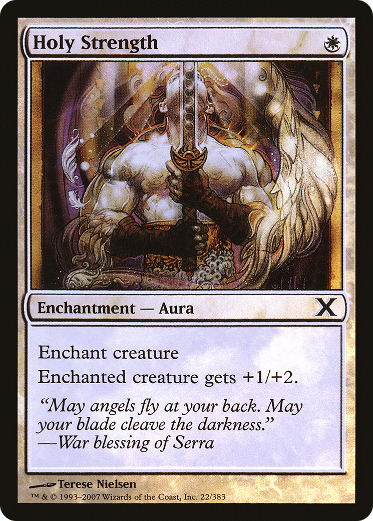 Holy Strength (10E-22★) - Tenth Edition Foil