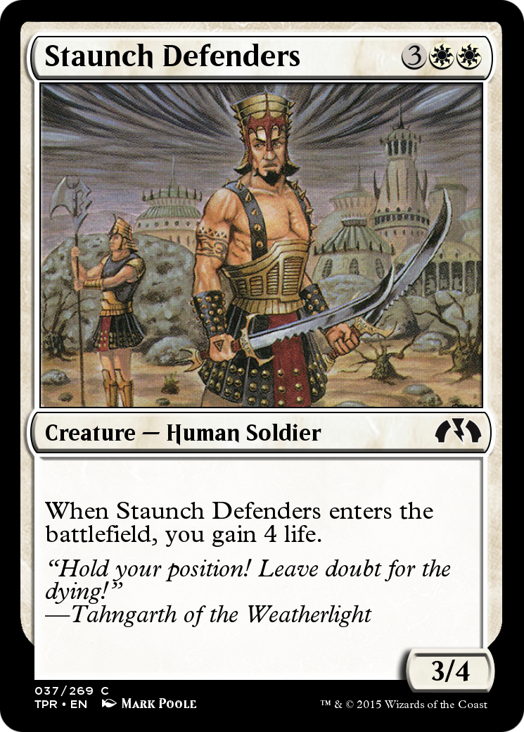 Staunch Defenders (TPR-037) - Tempest Remastered Foil